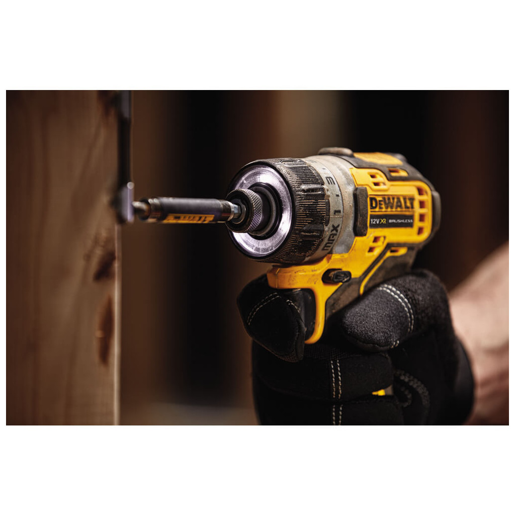 Шуруповерт DeWALT 12V XR Li-Ion, 8 Нм, 1100 об/мин, 2x2Ah, кейс (DCF601D2) - зображення 6