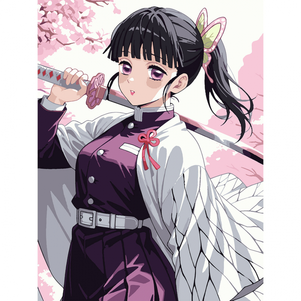 Картина по номерам Santi Demon Slayer Shinobu Kocho 30*40 см (955044) - зображення 1