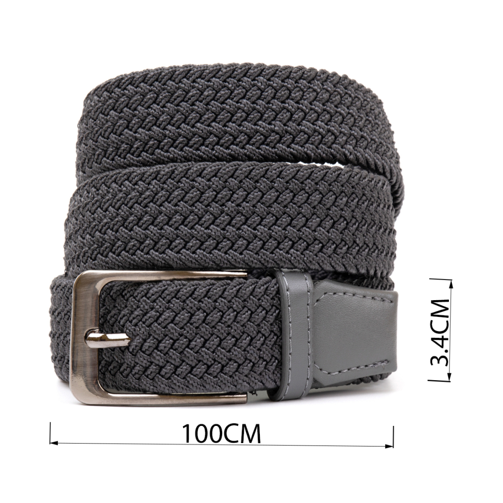 Ремінь Vintage Текстильний чоловічий Сірий (20522) - зображення 3