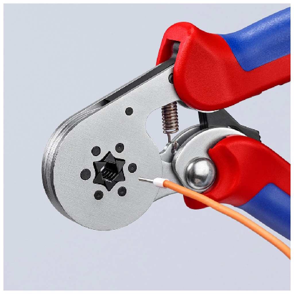 Затиск для клем KNIPEX для контактних гільз, шестигранний обжим (97 55 14) - зображення 4