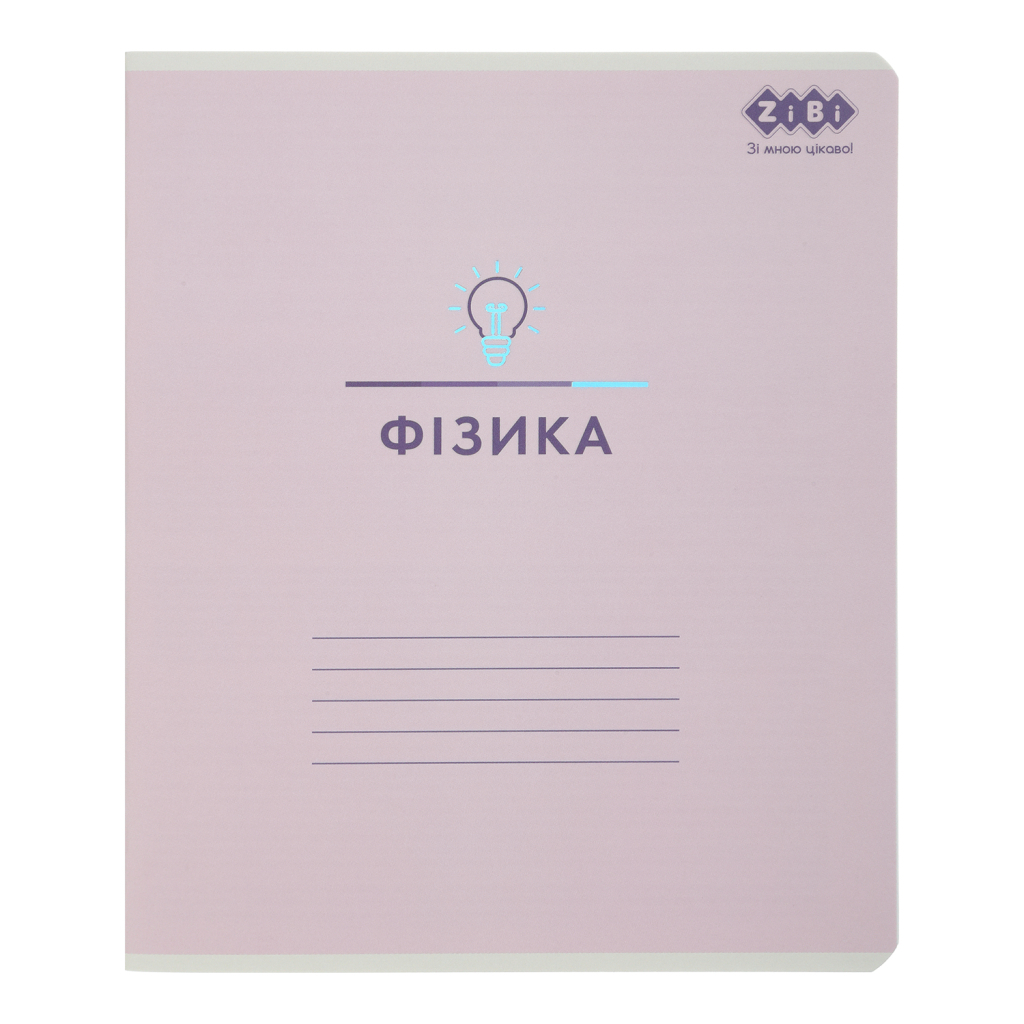 Зошит ZiBi предметний PASTEL 48 аркушів клітинка, фізика (ZB.1701-26) - зображення 1