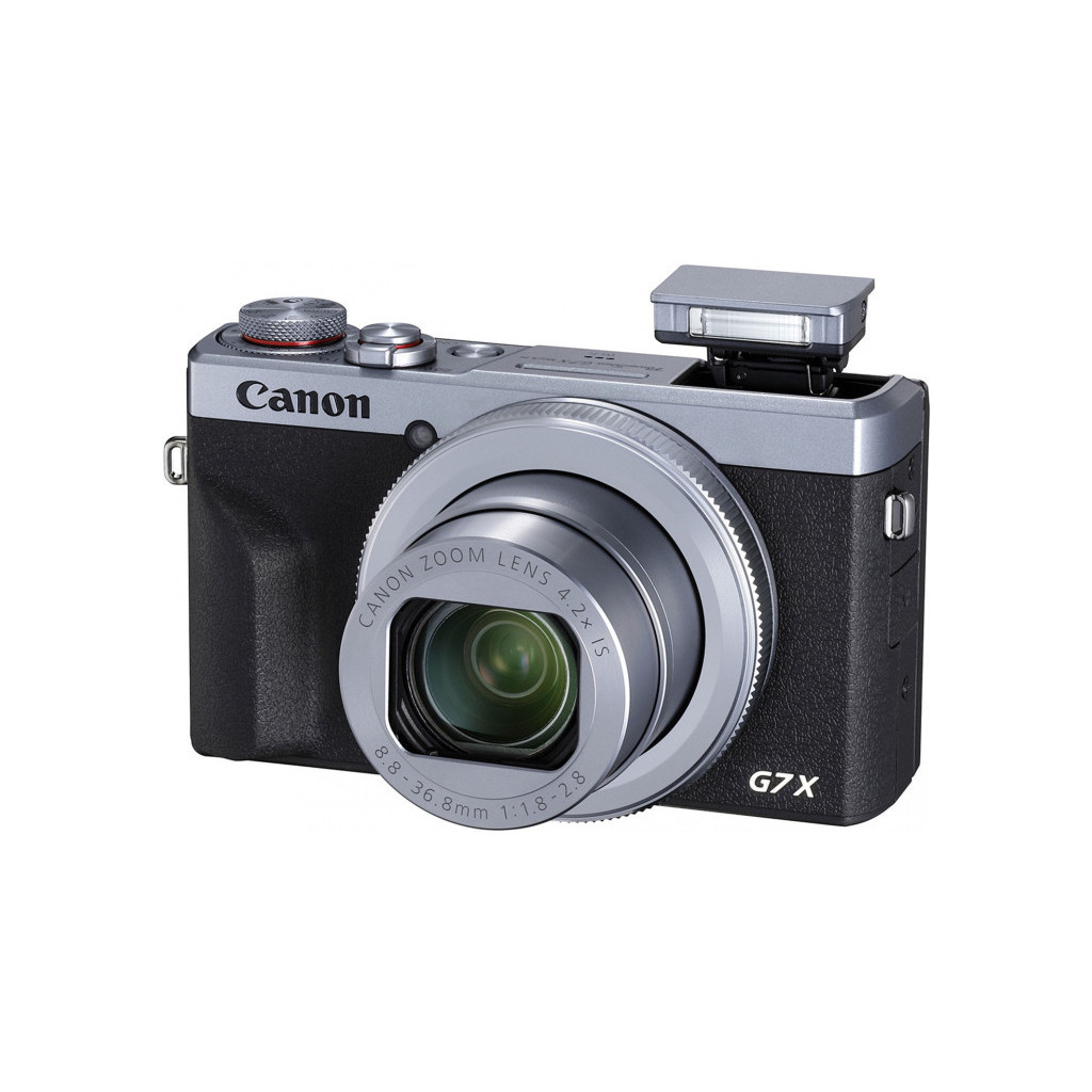 Цифровий фотоапарат Canon Powershot G7 X Mark III Silver (3638C013) - зображення 2