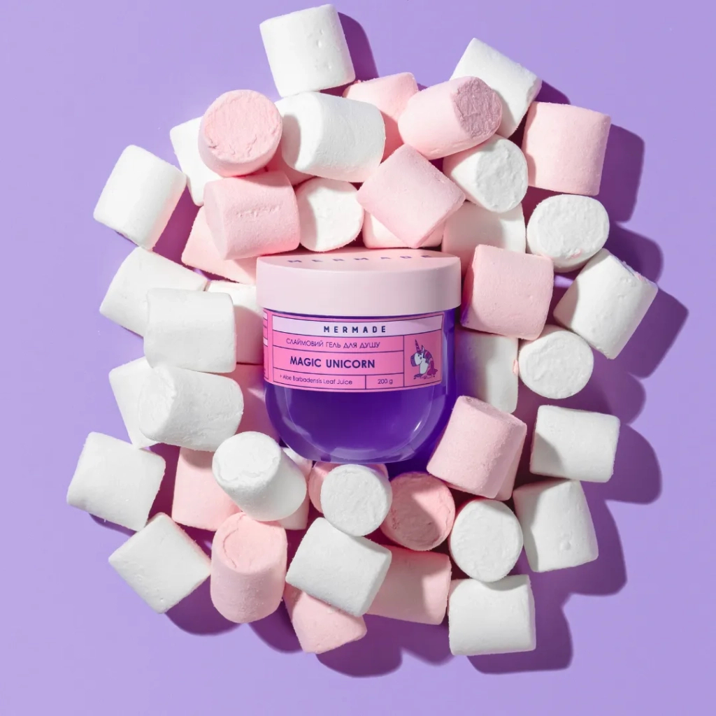 Гель для душу Mermade Magic Unicorn Слаймовий 200 г (4823122900739) - изображение 5