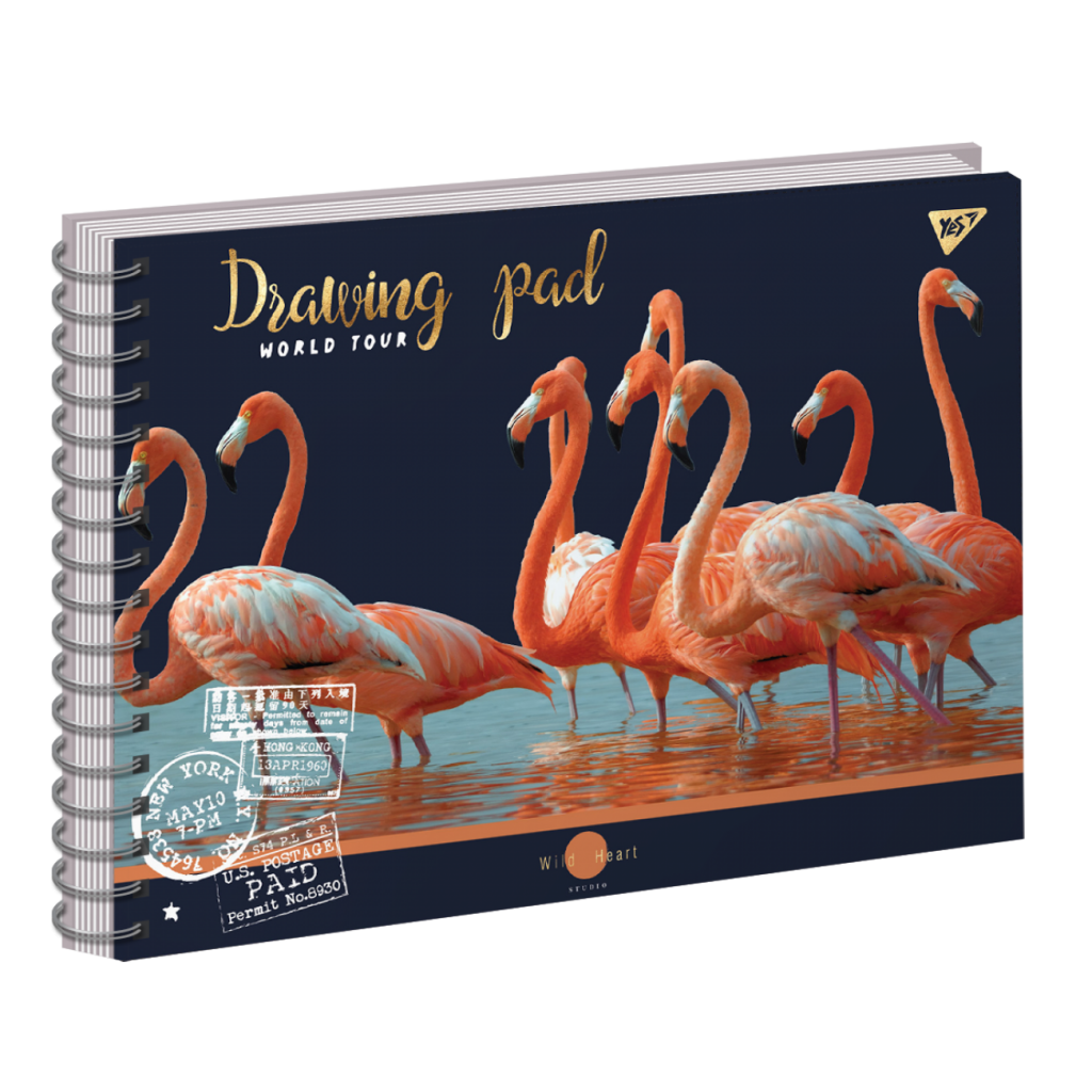 Альбом для малювання Yes А4 WILD ANIMALS на спіралі, 30 аркушів (130454) - зображення 3