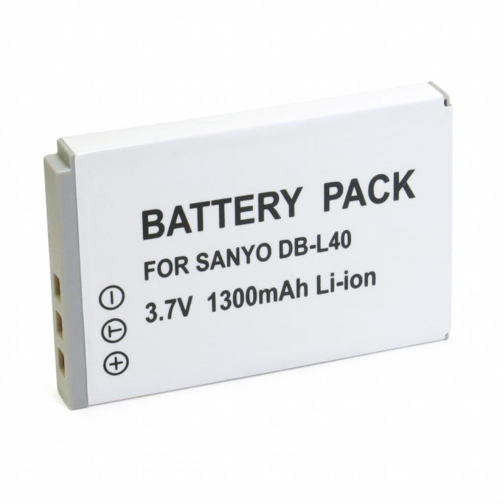 Акумулятор до фото/відео Extradigital Sanyo DB-L40 (DV00DV1259) - зображення 1