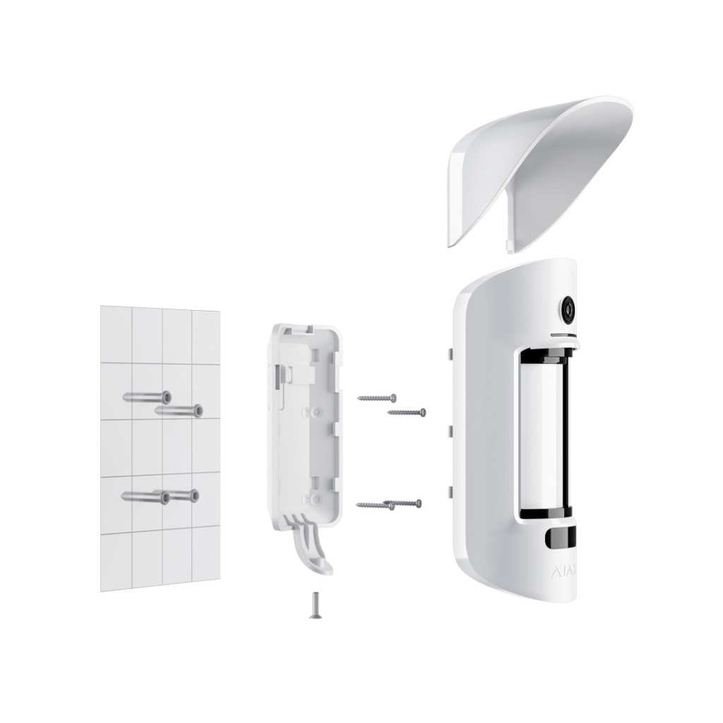 Датчик руху Ajax MotionCam Outdoor біла - изображение 4