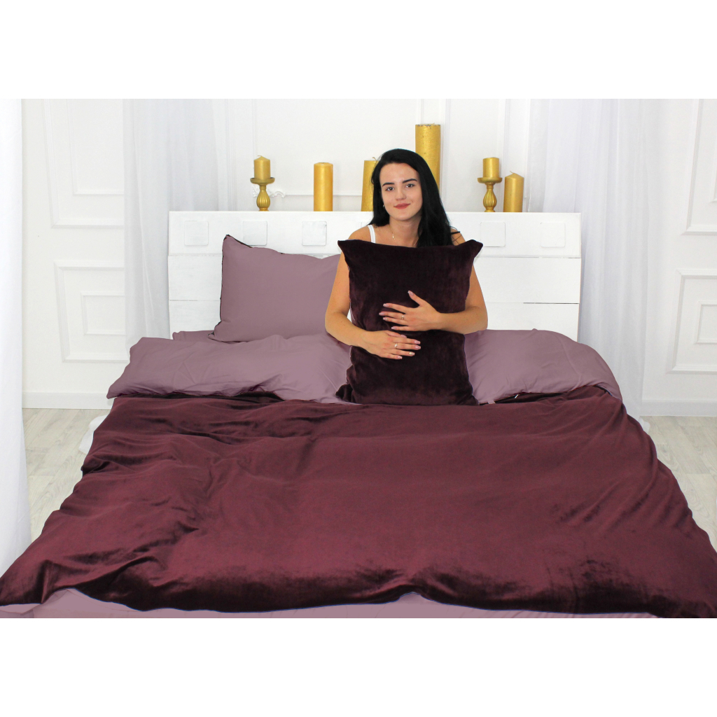 Постільна білизна MirSon Велюр Winter Delicate 28-0062 Echinacea Односпальний (2200004034393) - зображення 1