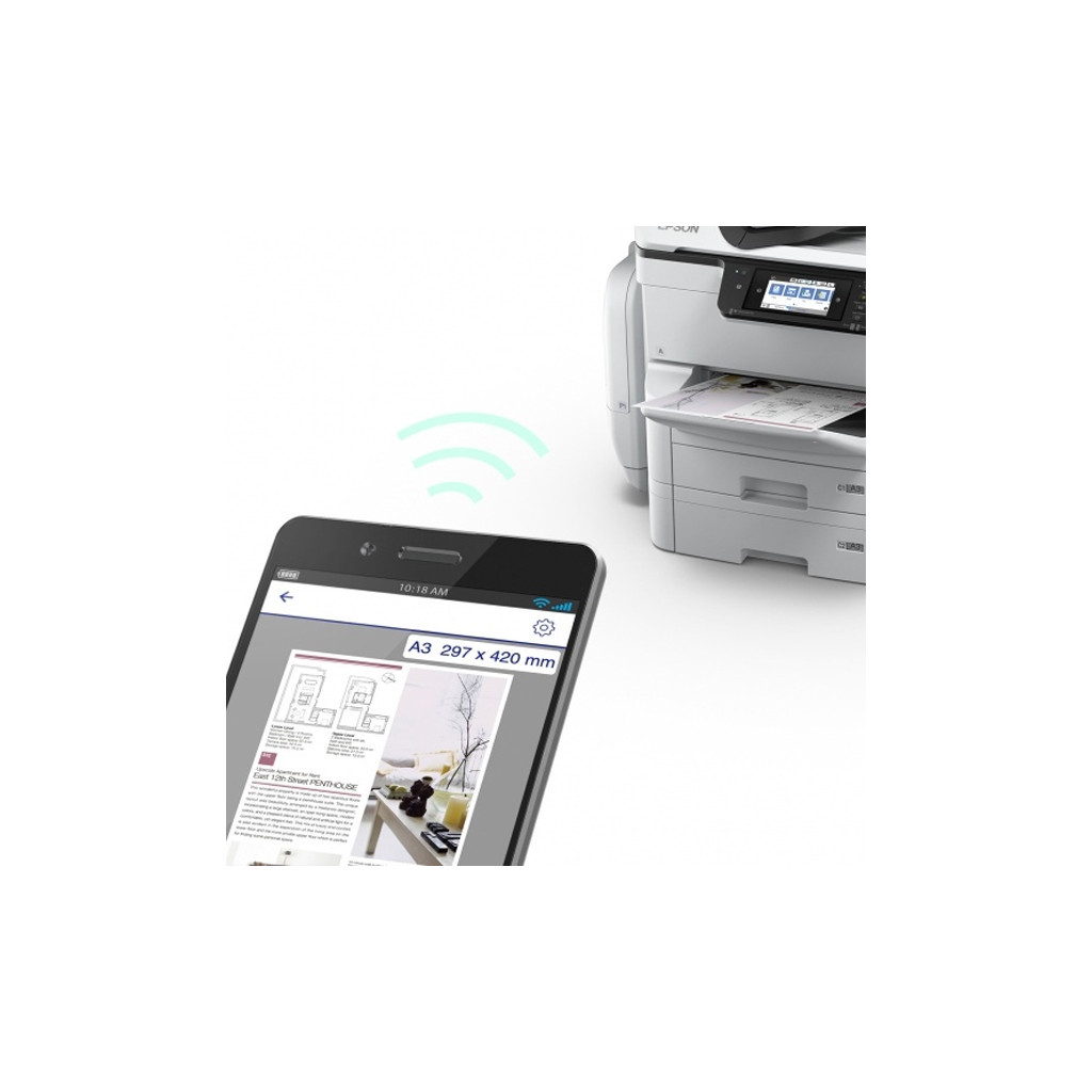 Багатофункціональний пристрій Epson WorkForce Pro WF-C869RDTWF з Wi-Fi (C11CF34401) - зображення 11