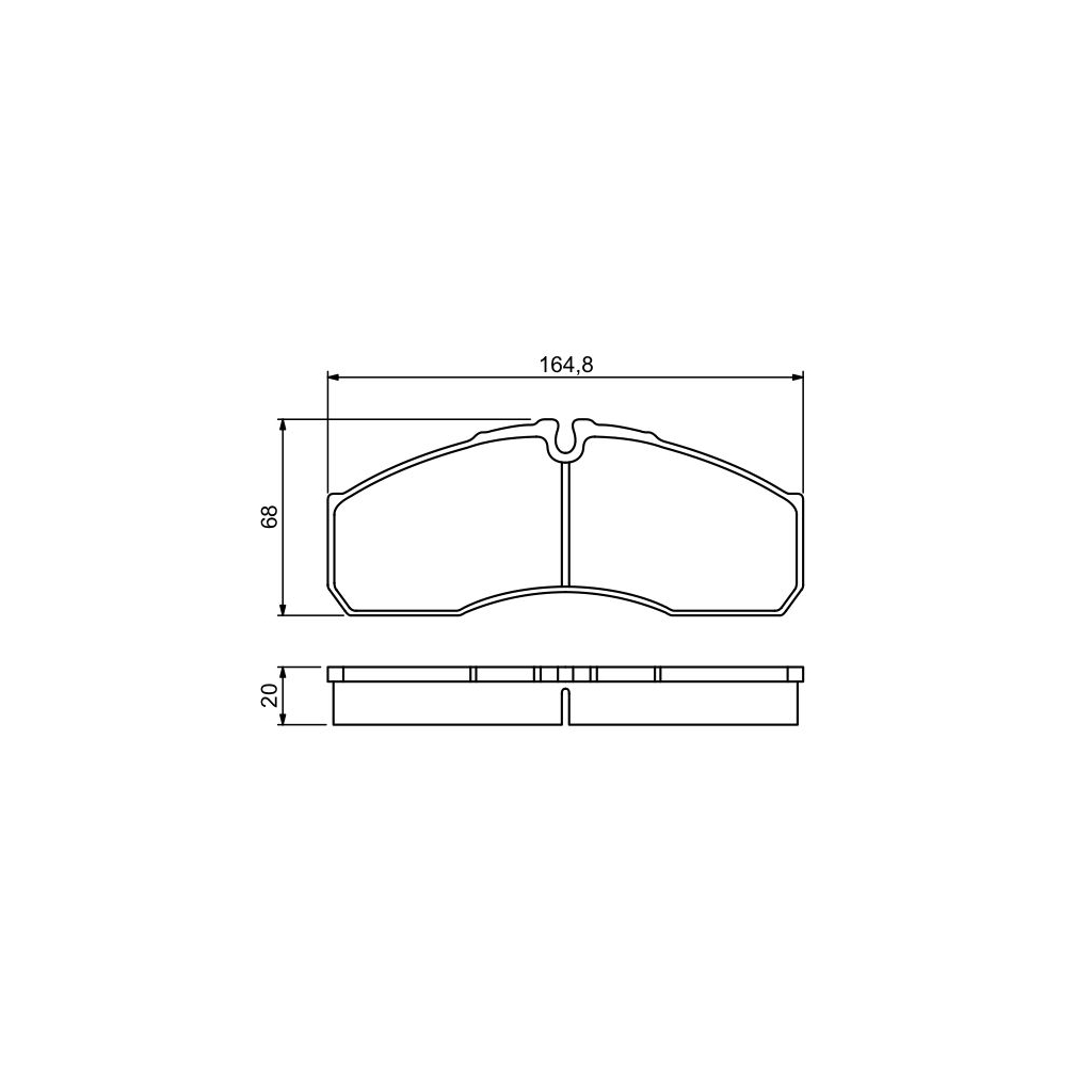 Гальмівні колодки Bosch 0 986 494 266 - зображення 6