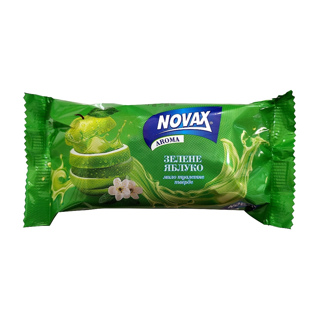Тверде мило Novax Aroma Зелене яблуко 140 г (4820195509494) - зображення 1
