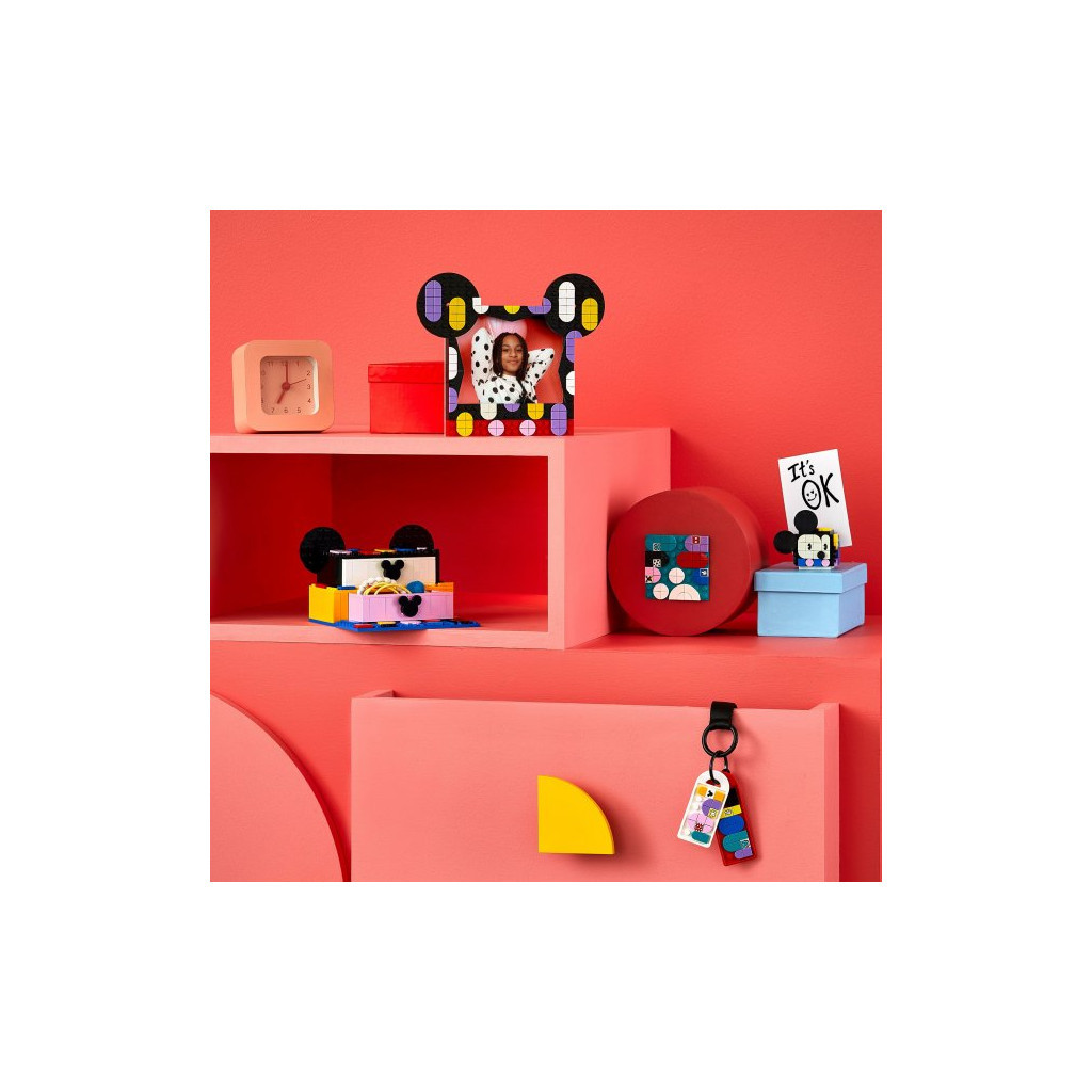 Конструктор LEGO DOTS Коробка «Знову до школи» з Міккі та Мінні Маусами 669 деталей (41964) - зображення 6