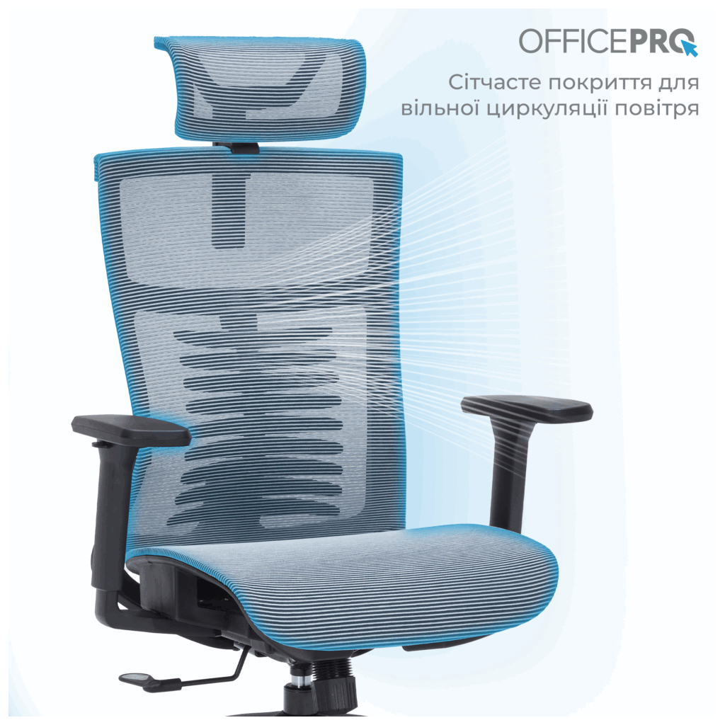 Офісне крісло OfficePro Balance OC620-B-DG-DG (OC620-B-DG-DG) - зображення 4