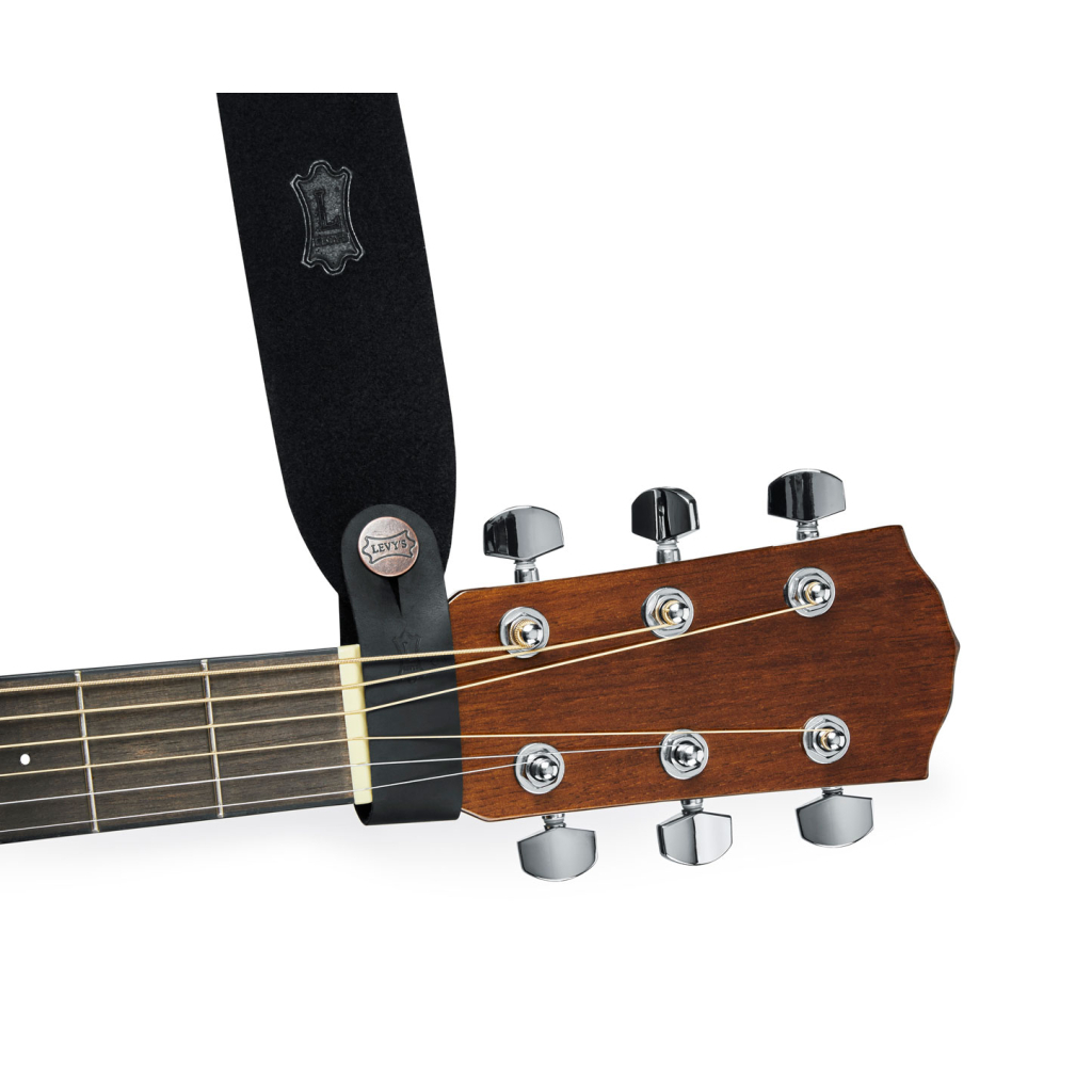 Ремінь для гітари Levy's Acoustic Adapter Black (MM18CH-BLK) - зображення 3