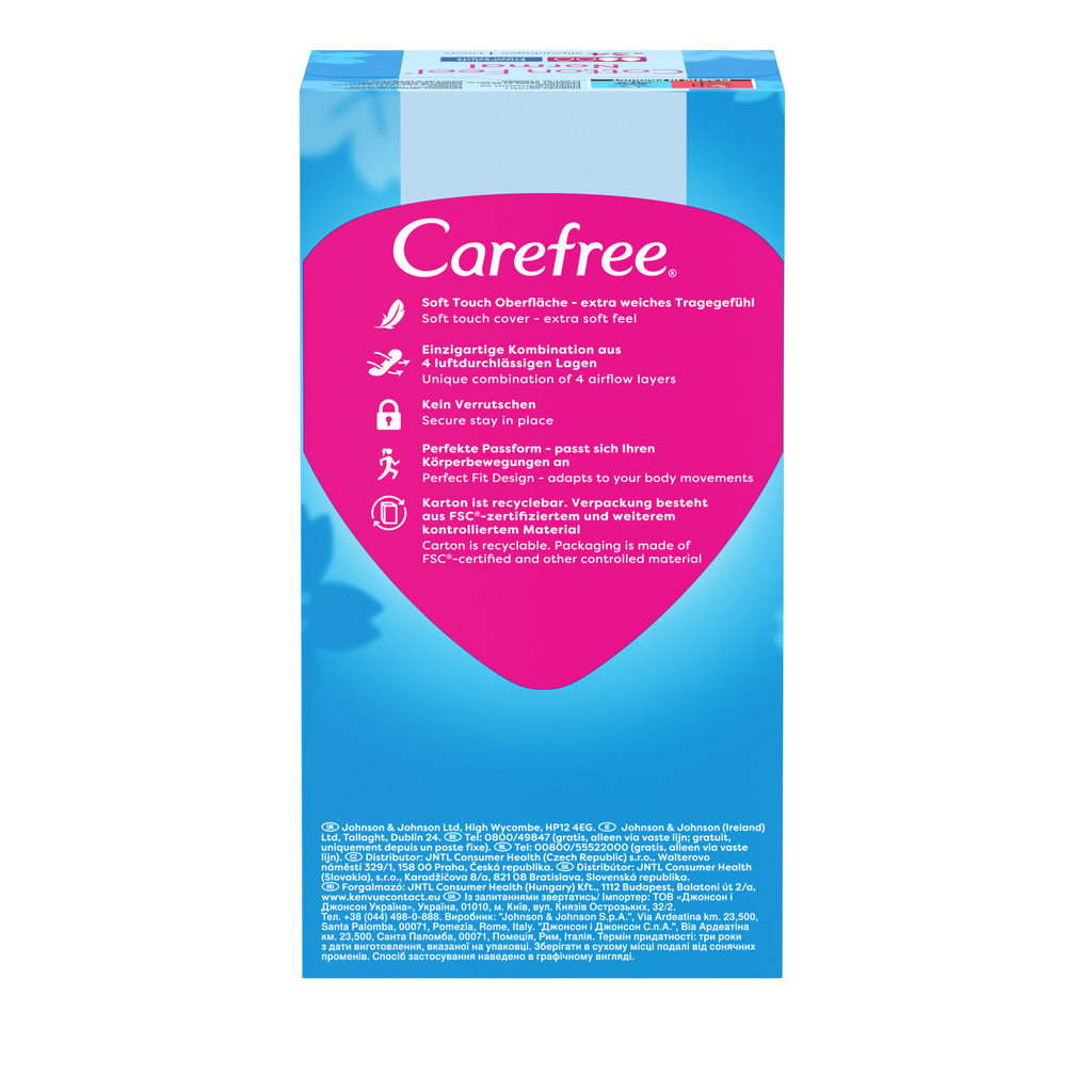 Щоденні прокладки Carefree Cotton Fresh 34 шт. (3574661064307/3574661565071/8002110312365) - изображение 5