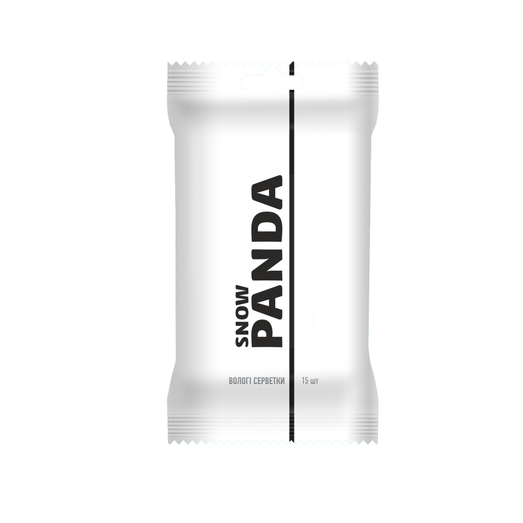Дитячі вологі серветки Сніжна Панда для рук Конвалія 15 шт. (4823019008722) - picture 1