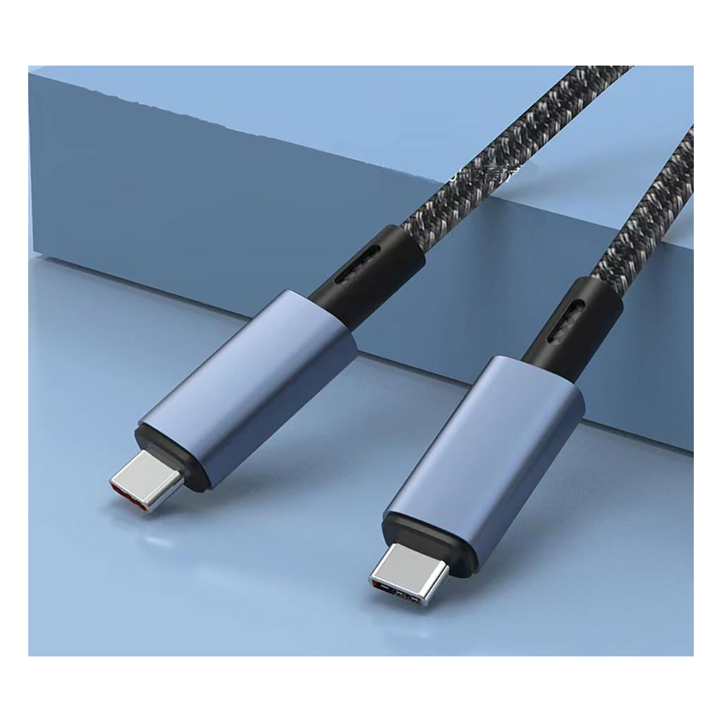Дата кабель USB-C to USB-C 1.2m Pulsing Fast Charging 240W USB4.0 XoKo (XK-SC-2-240W) - зображення 3