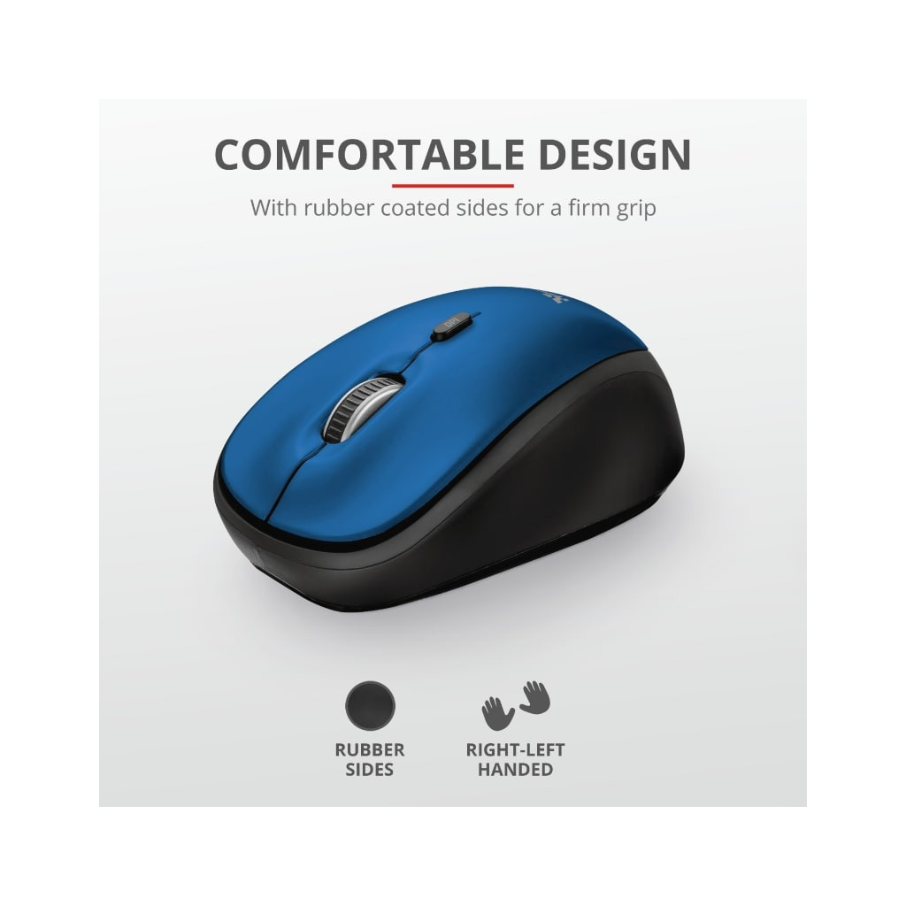 Чохол до ноутбука Trust 15.6" Yvo Mouse & Sleeve Blue + mouse (23452) - зображення 12