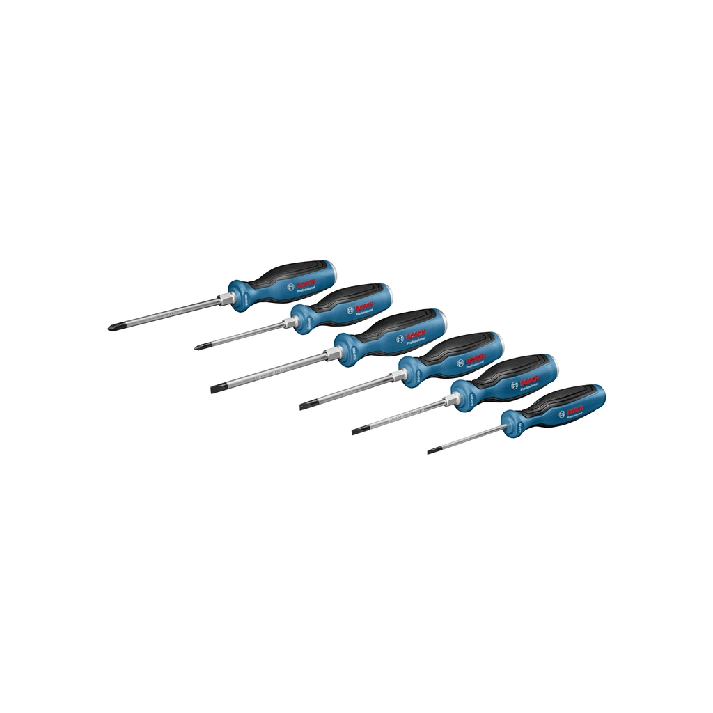 Набір викруток Bosch набір 6шт, SL 4.5, 5.5, 6.5, PH1, PH2 (1.600.A01.6BF) - зображення 1