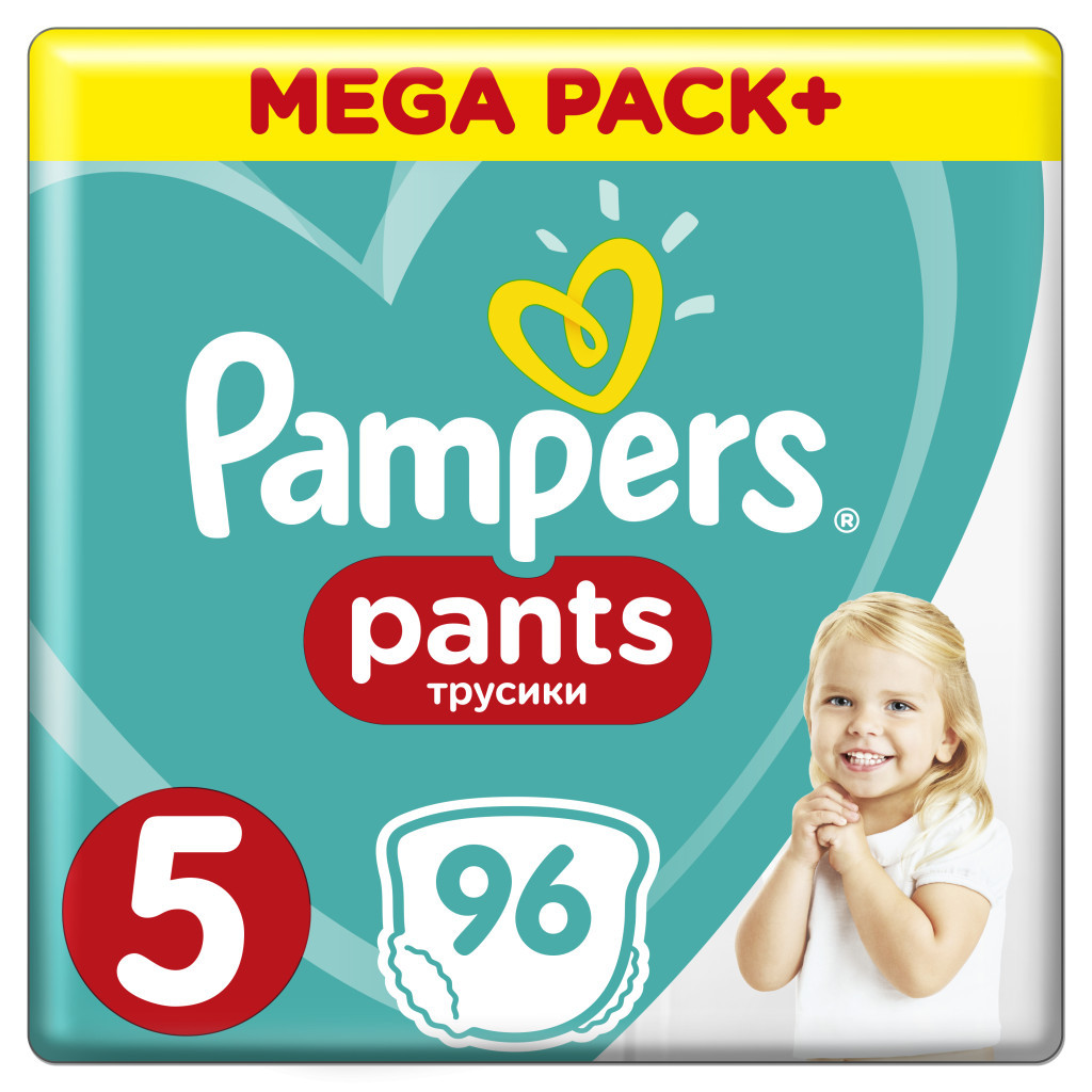 Підгузки Pampers трусики Pants Junior Розмір 5 (12-17 кг), 96 шт (4015400697541) - зображення 1