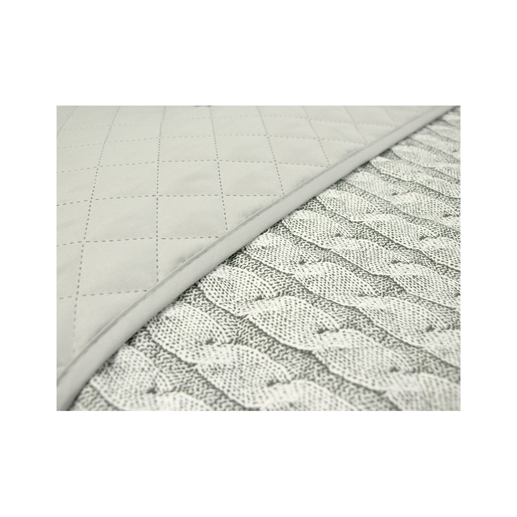 Покривало Руно декоративне Grey Braid 150х212 см (Р360.52_Grey Braid) - изображение 4