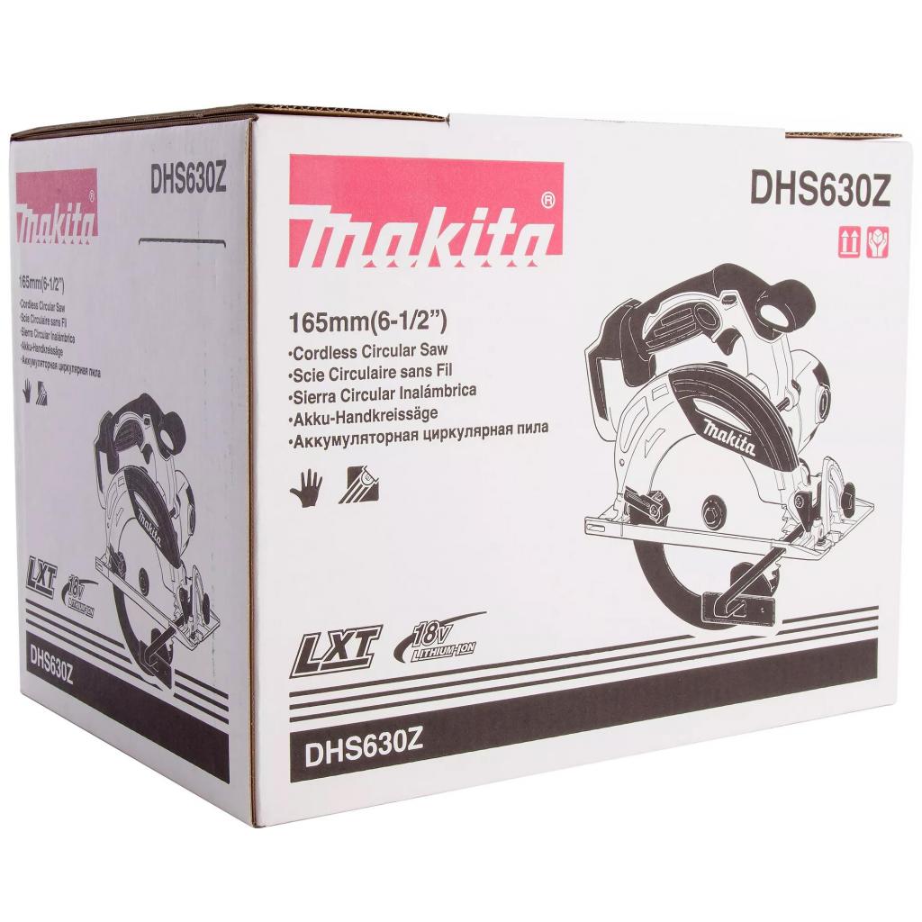 Дискова пила Makita DHS630Z (без АКБ та БЖ) - зображення 6