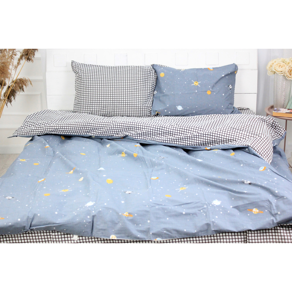 Постільна білизна MirSon Бязь Premium 17-0429 Space King Size (2200002949330) - зображення 2