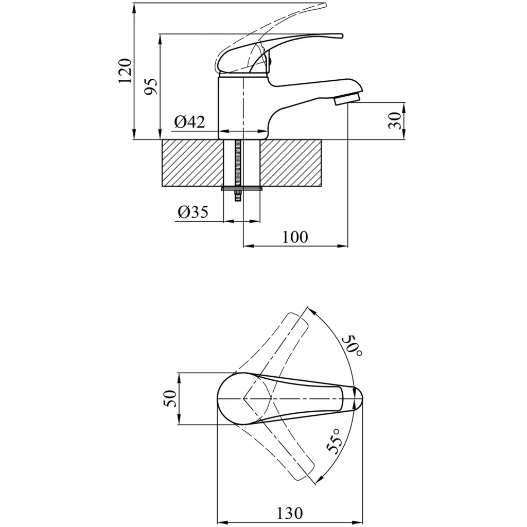 Змішувач Agua Leon-C011 (CV014929) - зображення 4