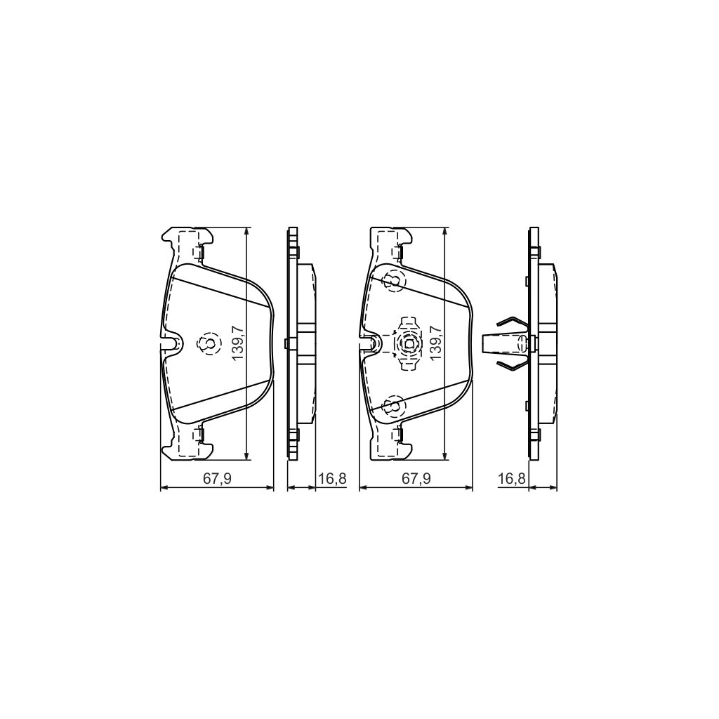 Гальмівні колодки Bosch 0 986 494 294 - зображення 3