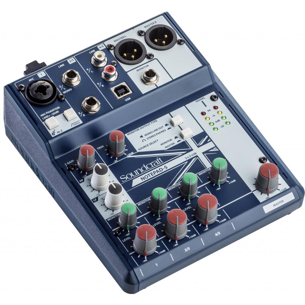 Мікшерний пульт Soundcraft Notepad-5 - зображення 2