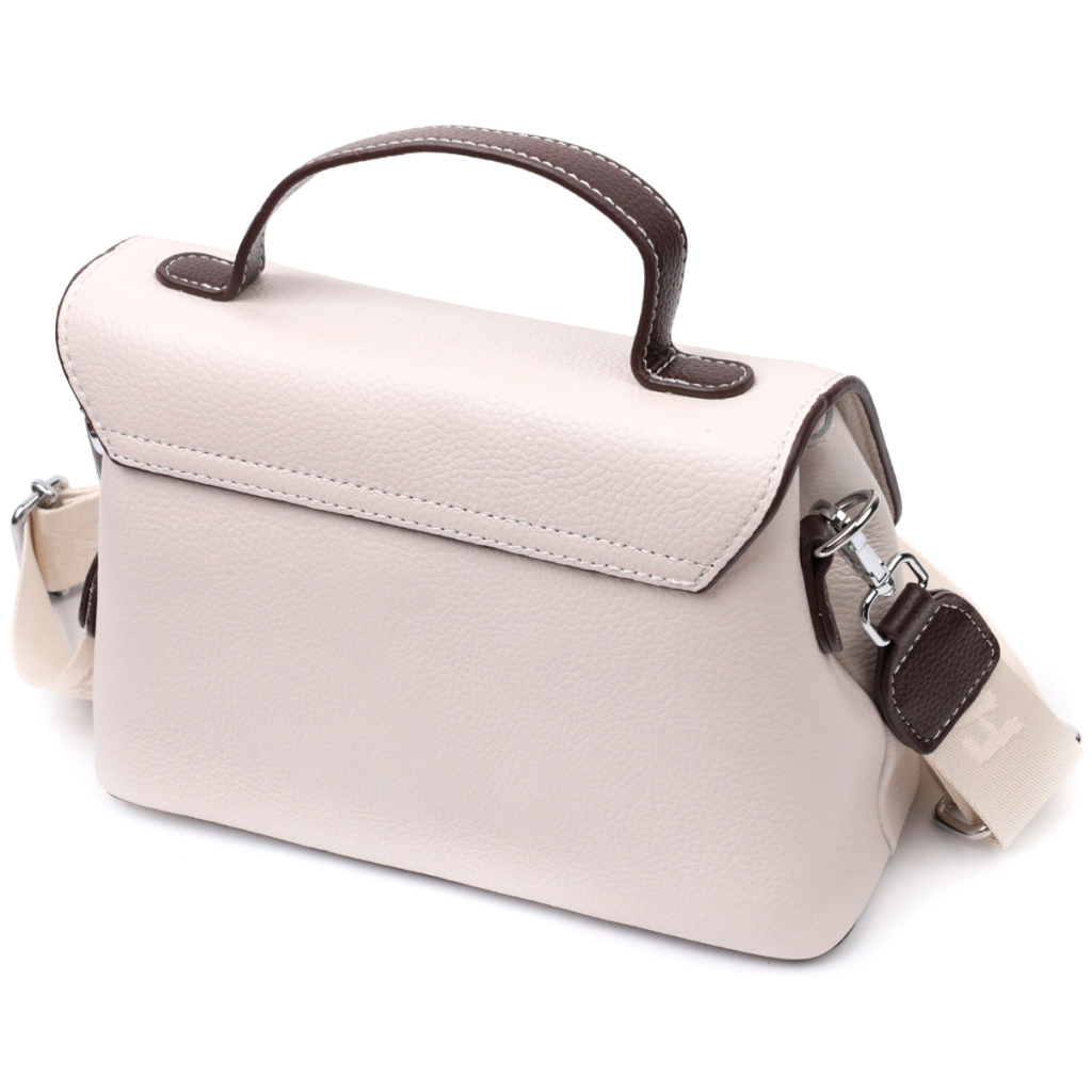 Сумка Vintage З натуральної шкіри Біла (22290) - зображення 2