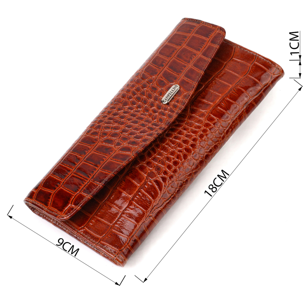 Портмоне Canpellini З натуральної шкіри Коричневе (21704) - зображення 3