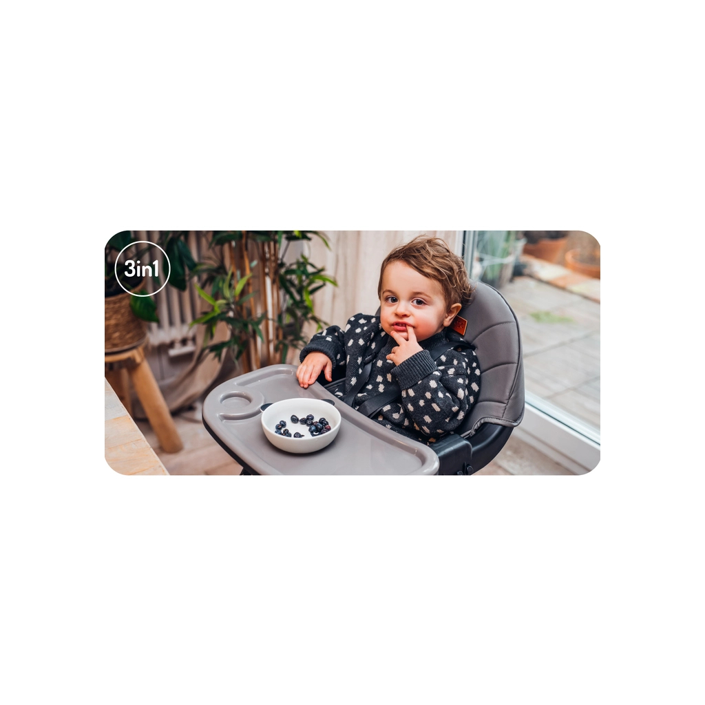 Стілець для годування MoMi Reki 2в1 Black (KRKA00033) - зображення 9