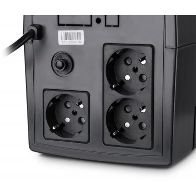 Пристрій безперебійного живлення Vinga LCD 1200VA plastic case (VPC-1200P) - зображення 5