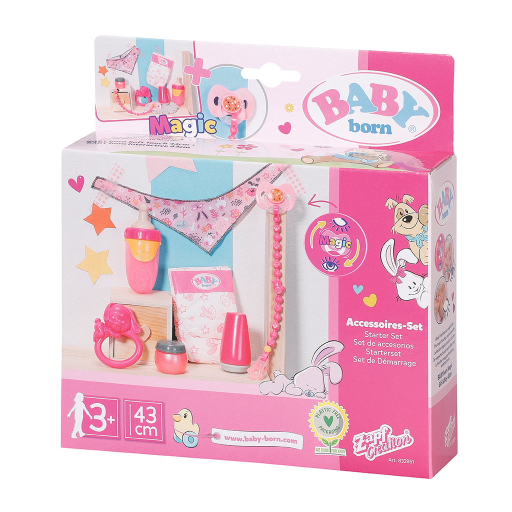 Аксесуар до ляльки Zapf Baby Born - Ніжна турбота з чарівною пустушкою (832851) - зображення 4