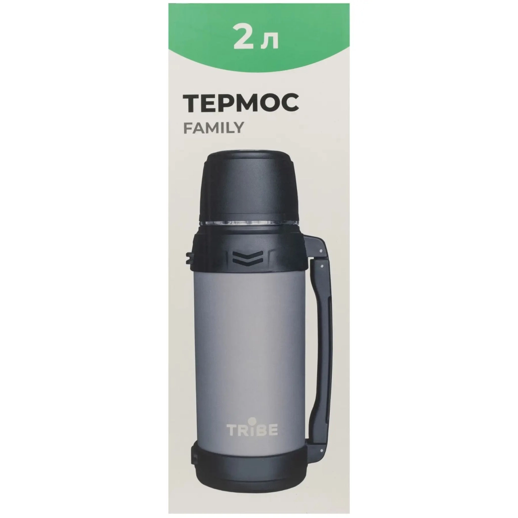 Термос Tribe Family line 2 л Grey (T-DG-0001-grey) - зображення 11