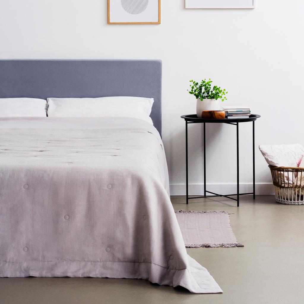 Покривало Soft25 Geometric 230x250 світло-сіре (P180523E_SL) - изображение 4