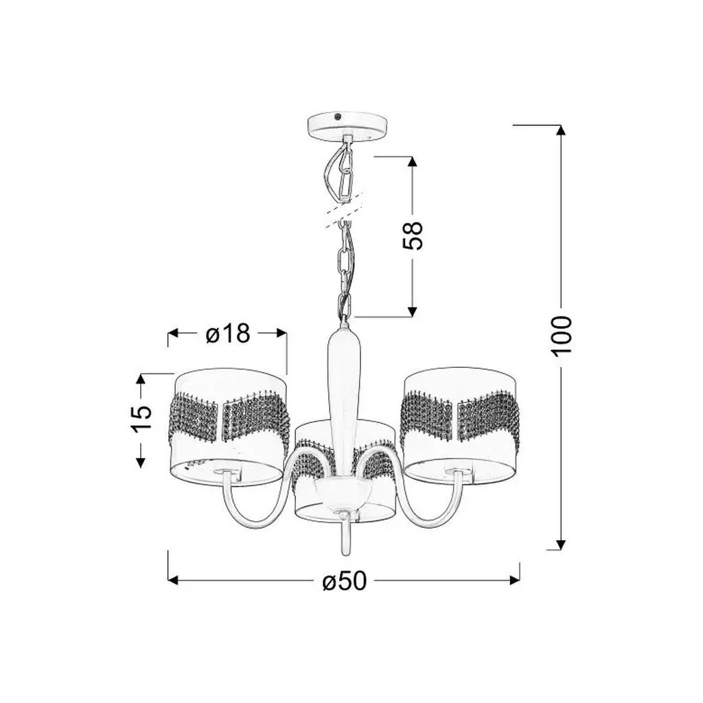 Люстра Candellux ANTONIO (33-22998) - зображення 2