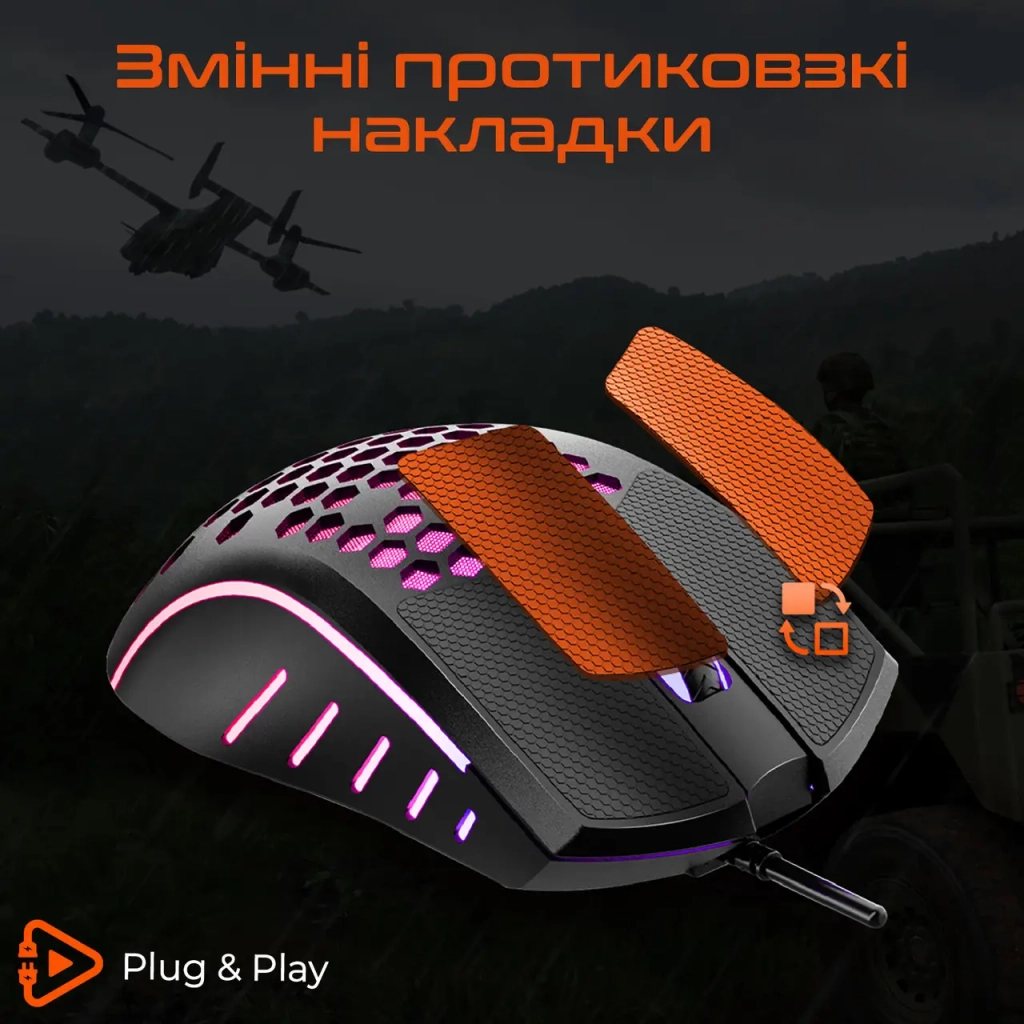 Мишка Meetion GM15 USB Black (MT-GM015-A) - зображення 6