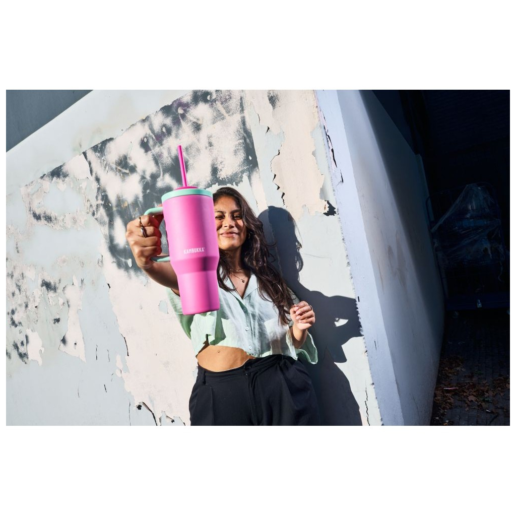 Термокружка Kambukka Rio Bubblegum Mint 950 мл Рожева з м'ятним (11-08004) - изображение 9