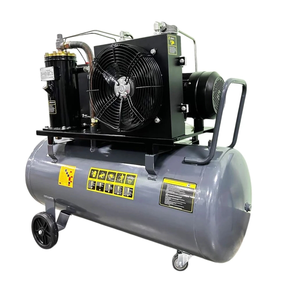 Компресор GTM 200л, 680л/хв, 5,5кВт, 8бар, 380V (DLG5.5V) - изображение 2