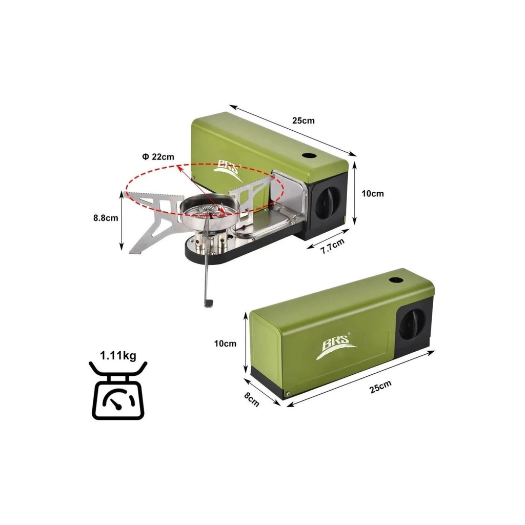 Пальник BRS BRS-97 зелений (BRS-97-GR) - зображення 4