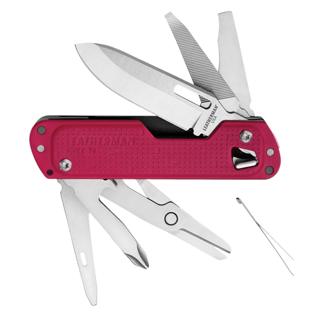 Мультитул Leatherman Free T4 Crimson (832871) - зображення 1