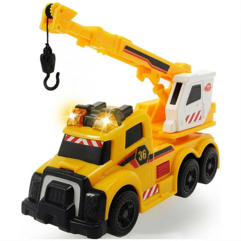 Спецтехніка Dickie Toys з розкладним краном 15 см: звук, світло (3302006) - зображення 2