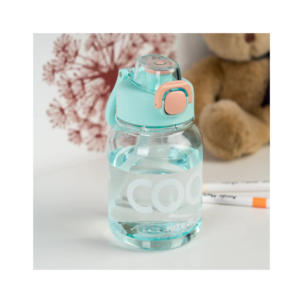 Поїльник-непроливайка Kite 700 мл, рожево-бірюзова (K25-1217-2) - зображення 7