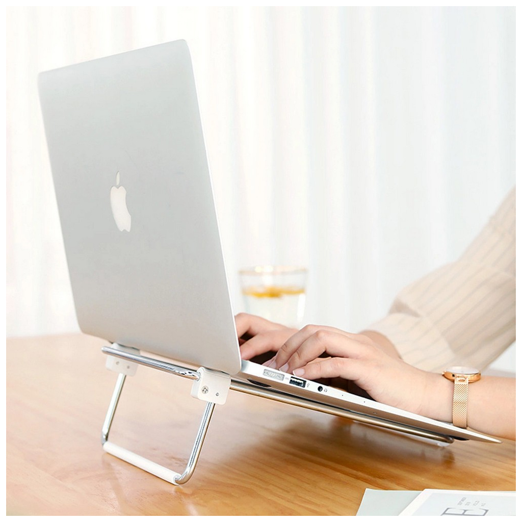 Підставка до ноутбука Ugreen LP230 Foldable Desktop Laptop Stand Silver (80348) - зображення 3