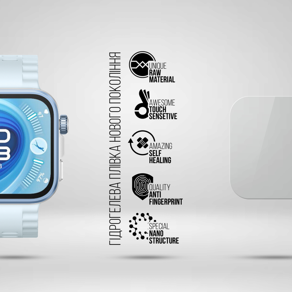 Плівка захисна Armorstandart Huawei Watch Fit 4 Pro 40mm 6 шт. (ARM86489) - зображення 2