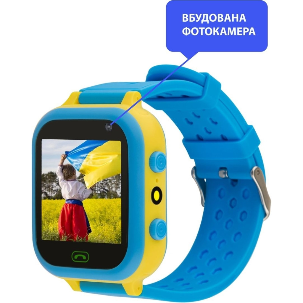 Смарт-годинник Amigo GO009 Blue Yellow (996383) - зображення 6
