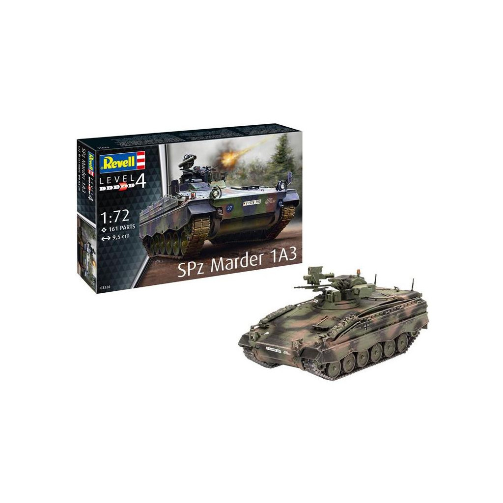 Збірна модель Revell Танк Marder 1A3 рівень 4, 1:72 (RVL-03326) - зображення 2