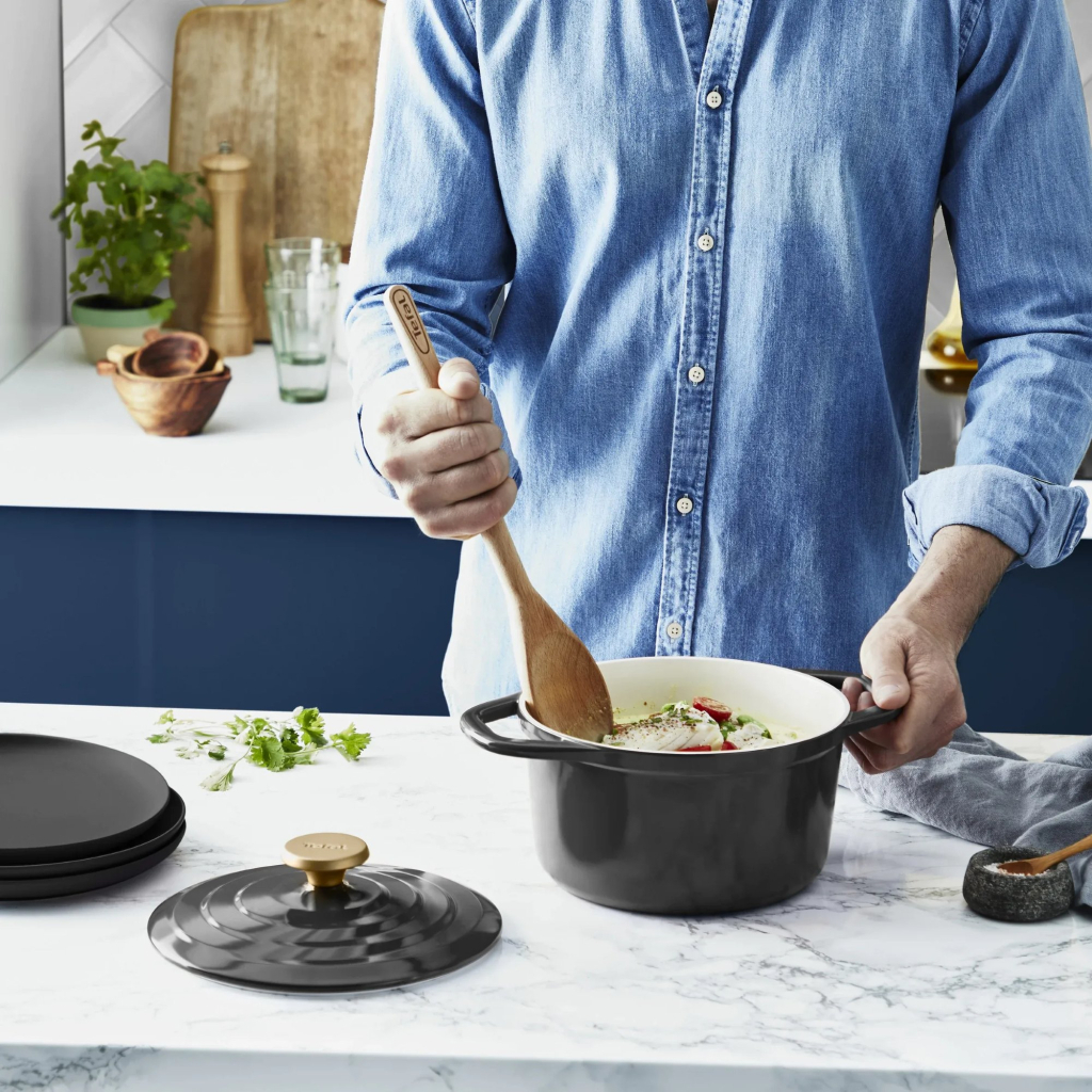 Каструля Tefal Air, з кришкою, 3.1л, алюміній, чорний (E2554404) - picture 10