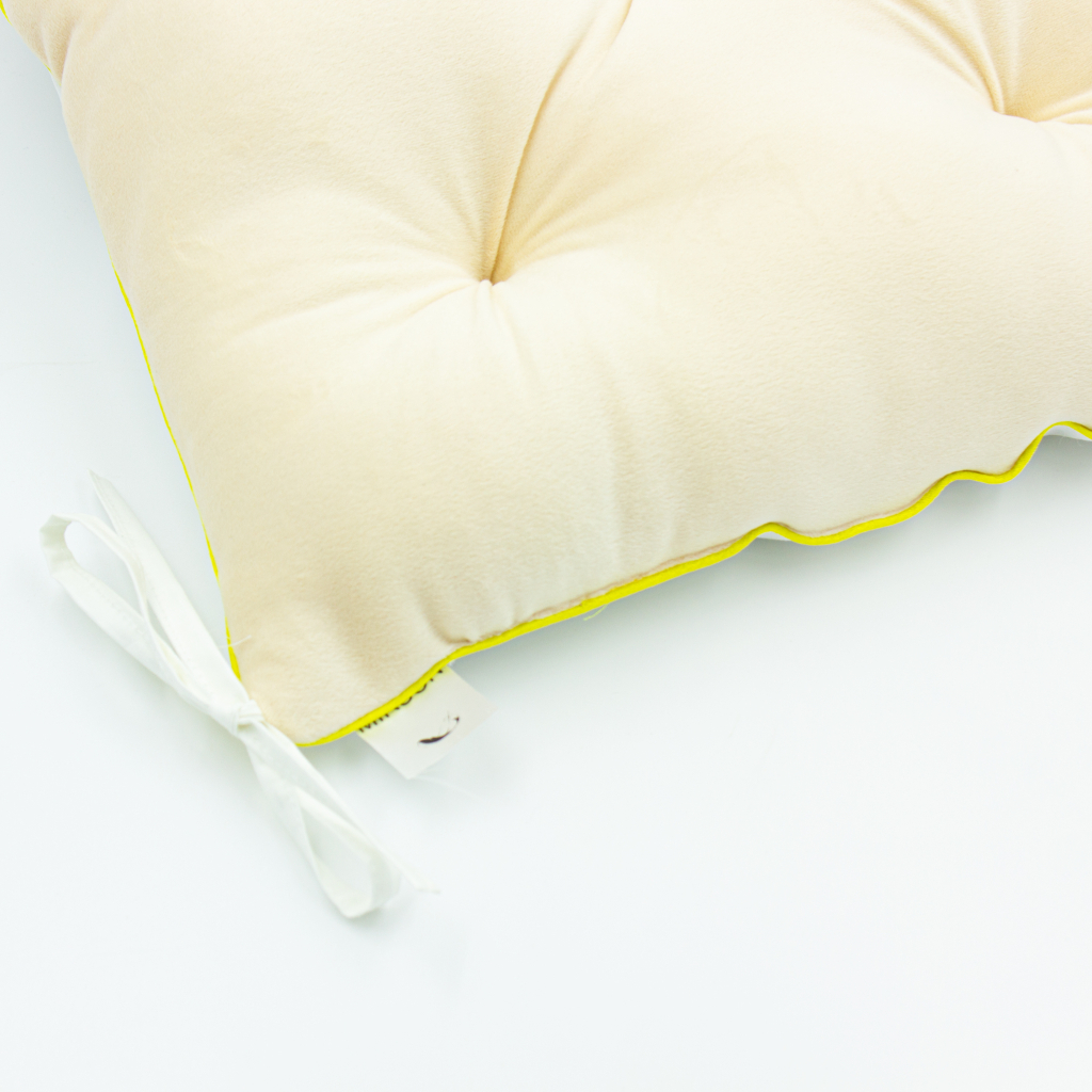Подушка на стілець MirSon 28-0004 Cream Velvet 40х40 см (2200006185888) - зображення 2